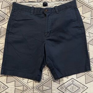 J. Crew Men's Navy Flat Front Shorts